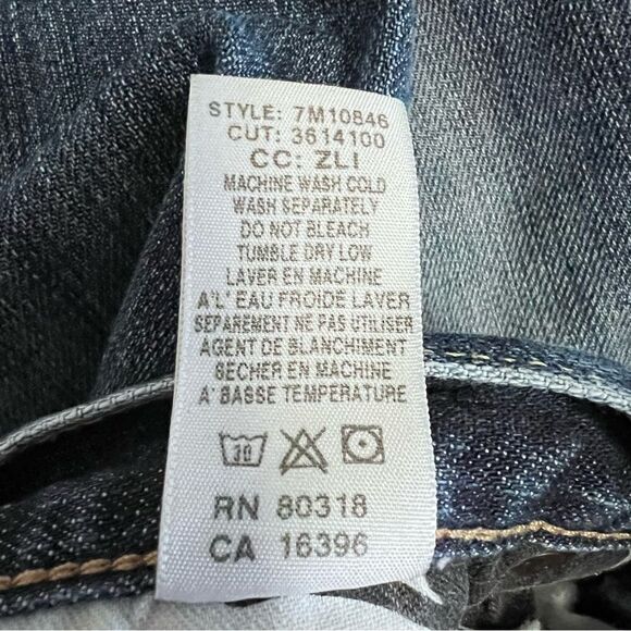 Lucky Brand 221 Slim Straight Button Fly Jeans Size 33/32 - Picture 9 of 9